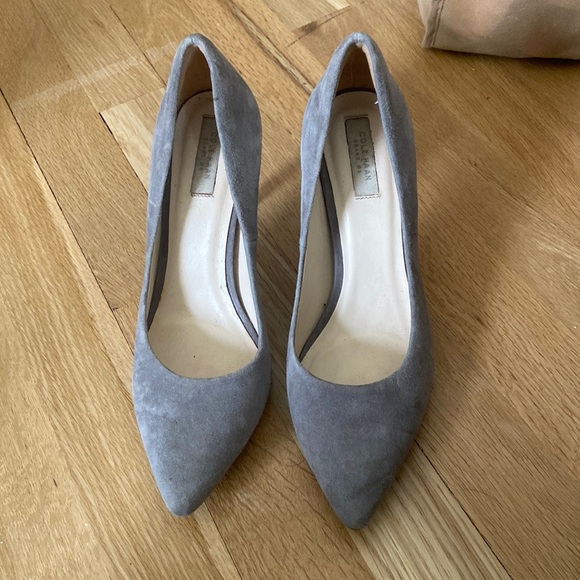 Womens Gray Heels - Picture 1 of 2